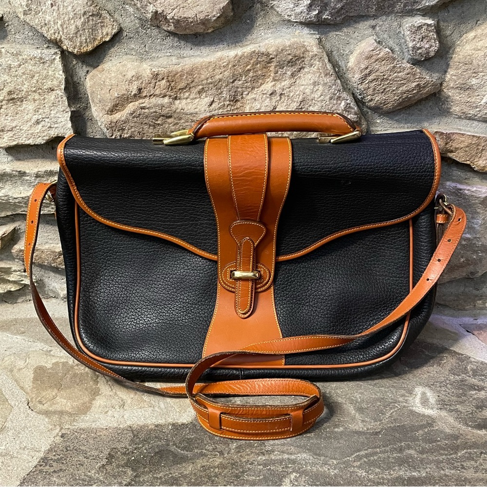 Vintage Dooney and Bourke Equestrian Briefcase